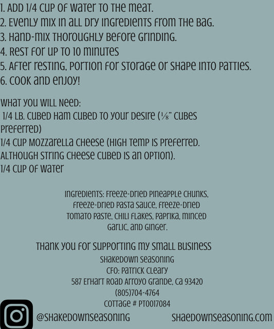 Hawaiian Pizza (1 lb)